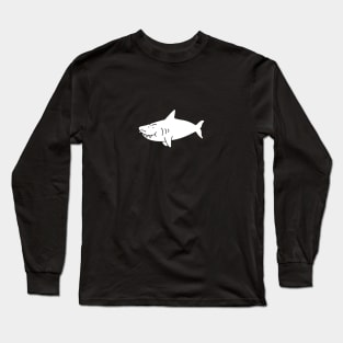 Crazy Shark Long Sleeve T-Shirt